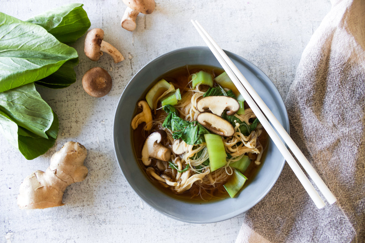 Mushroom Miso broth